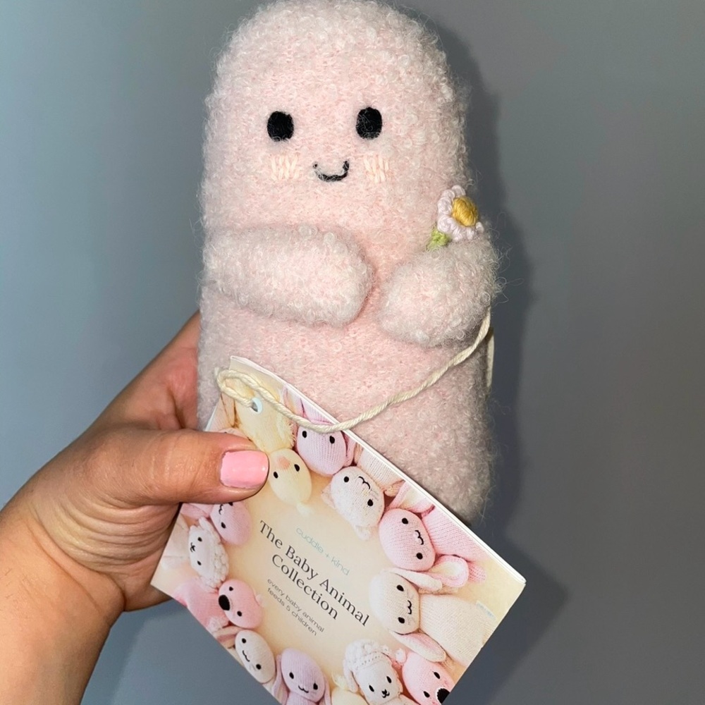 Blush Baby Ghost With Flower